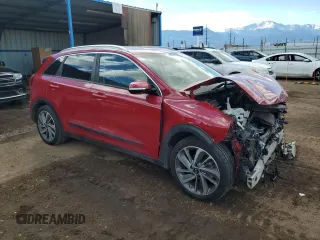 2018 Kia Niro Touring with VIN KNDCE3LC9J5175373, listed as a Copart auction lot 46708925 with 75,079 mi miles and Salvage Title. Bid and sale history available at carsss.com. Image 4.