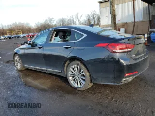 2017 Genesis G80 3.8L with VIN KMHGN4JE2HU205269, listed as a Copart auction lot 50288695 with Not Provided miles and Salvage Title. Bid and sale history available at DreamBid. Image 2.