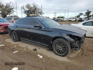 2019 Genesis G80 Sport with VIN KMTFN4JB3KU320137, listed as a Copart auction lot 79307364 with 60,010 mi miles and Non Repairable. Bid and sale history available at DreamBid. Image 4.