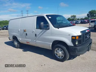 2011 Ford Econoline Cargo Commercial with VIN 1FTSE3EL3BDB19283, listed as a IAAI auction lot 42610930 with 152,626 mi miles and . Bid and sale history available at DreamBid. Image 1.