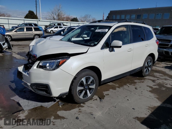 2017 Subaru Forester Limited with VIN JF2SJARCXHH568229, listed as a Copart auction lot 47216893 with 96,956 mi miles. Bid and sale history available at carsss.com. Image 1.
