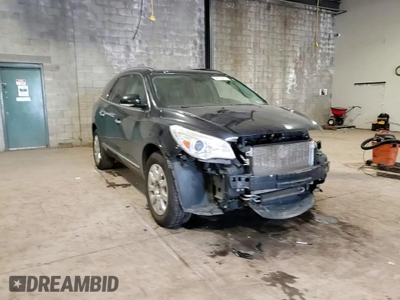 2014 Buick Enclave Premium with VIN 5GAKVCKD8EJ368053, listed as a Copart auction lot 54732915 with 116,793 mi miles and Salvage Title. Bid and sale history available at DreamBid. Image 14.