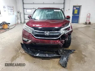 2015 Honda CR-V EX-L with VIN 5J6RM4H77FL090494, listed as a Copart auction lot 53331155 with 197,620 mi miles and Salvage Title. Bid and sale history available at carsss.com. Image 5.