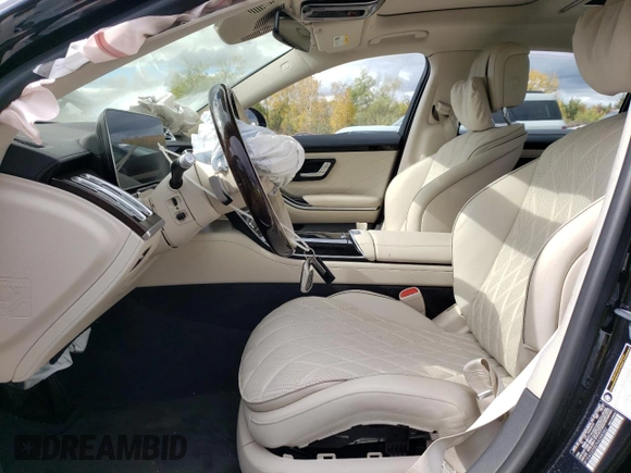 2022 Mercedes-Benz S-Class S 500 with VIN W1K6G6DB0NA088382, listed as a Copart auction lot 76259014 with 19,866 mi miles and Salvage Title. Bid and sale history available at carsss.com. Image 7.