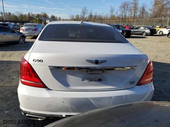 2017 Genesis G90 3.3T Premium with VIN KMHG34JA8HU027032, listed as a Copart auction lot 78633003 with 95,950 mi miles. Bid and sale history available at carsss.com. Image 6.