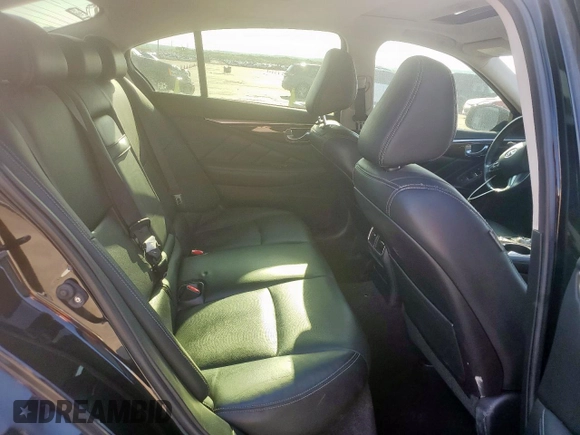 2015 Infiniti Q50 with VIN JN1BV7AR0FM414691, listed as a Copart auction lot 51783685 with 69,859 mi miles and Salvage Title. Bid and sale history available at DreamBid. Image 10.