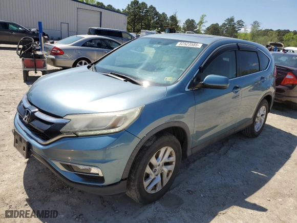 2016 Honda CR-V EX with VIN 2HKRM3H53GH526228, listed as a Copart auction lot 52523585 with 138,662 mi miles and Salvage Title. Bid and sale history available at carsss.com. Image 1.