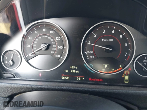 2015 BMW 3 Series 335i with VIN WBA3A9G55FNT09469, listed as a IAAI auction lot 42825493 with 96,735 mi miles and . Bid and sale history available at DreamBid. Image 7.
