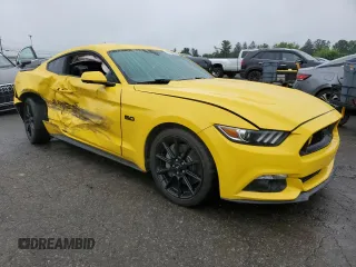 2016 Ford Mustang GT with VIN 1FA6P8CF9G5214847, listed as a Copart auction lot 61108705 with 54,137 mi miles and Salvage title. Bid and sale history available at DreamBid. Image 4.