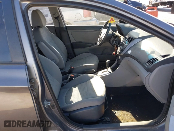 2016 Hyundai Accent SE with VIN KMHCT4AE9GU963659, listed as a IAAI auction lot 41212403 with 110,322 mi miles and . Bid and sale history available at DreamBid. Image 5.