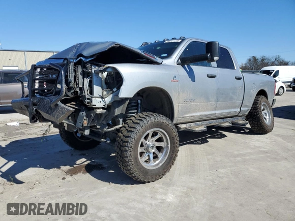2019 Ram 2500 Tradesman with VIN 3C6UR5CL5KG705523, listed as a Copart auction lot 46931235 with 73,673 mi miles and Salvage Title. Bid and sale history available at carsss.com. Image 1.