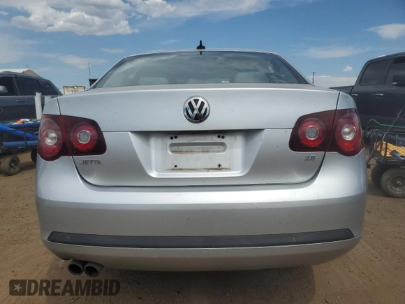 2008 Volkswagen Jetta SE with VIN 3VWRM71K38M022441, listed as a Copart auction lot 60139205 with 153,988 mi miles and Non repairable. Bid and sale history available at DreamBid. Image 6.