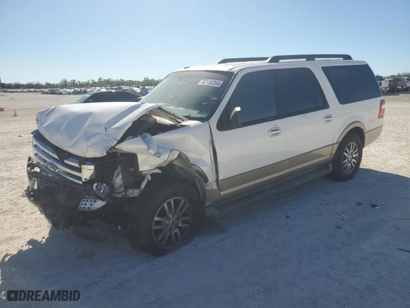 2014 Ford Expedition EL XLT with VIN 1FMJK1H53EEF13432, listed as a Copart auction lot 82150264 with 0 mi miles and Salvage Title. Bid and sale history available at carsss.com. Image 1.