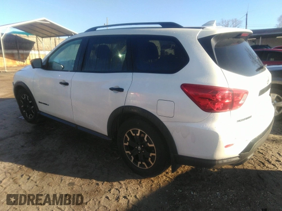 2020 Nissan Pathfinder SL with VIN 5N1DR2CN2LC633737, listed as a IAAI auction lot 41758310 with 74,977 mi miles. Bid and sale history available at carsss.com. Image 3.