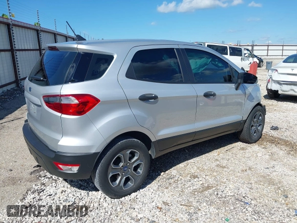 2021 Ford EcoSport S with VIN MAJ3S2FE6MC449330, listed as a IAAI auction lot 37742127 with 38,306 mi miles and . Bid and sale history available at DreamBid. Image 4.