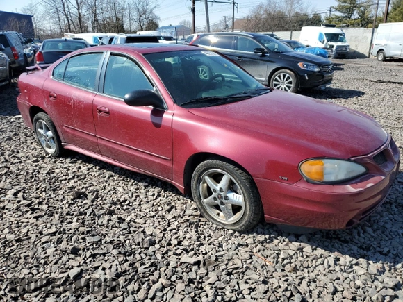 2004 Pontiac Grand Am SE1 with VIN 1G2NF52E24M655077, listed as a Copart auction lot 46259385 with 104,096 mi miles and Salvage Title. Bid and sale history available at carsss.com. Image 4.
