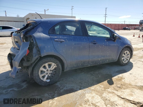 2016 Kia Rio LX with VIN KNADM5A31G6640055, listed as a Copart auction lot 49358645 with 170,996 mi miles and Salvage Title. Bid and sale history available at carsss.com. Image 3.