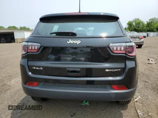 2021 Jeep Compass Sport z VIN 3C4NJDAB0MT591580, wystawiony jako Copart lot #59692785 z przebiegiem 70 661 mil mil oraz Szkoda całkowita • Salvage title. Historia ofert i sprzedaży dostępna na DreamBid. Obrazek 6.
