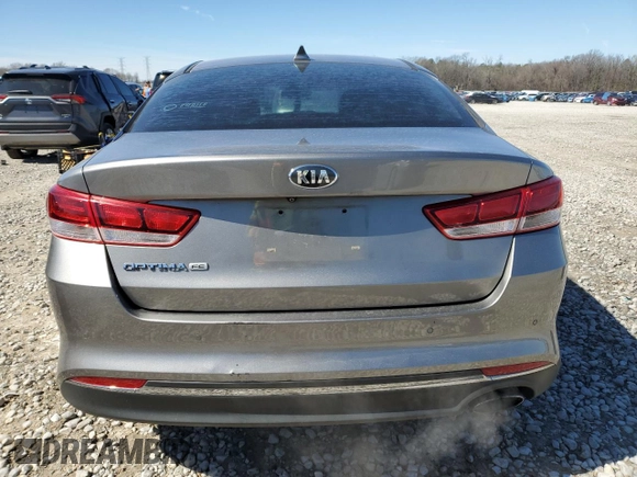2018 Kia Optima LX with VIN 5XXGT4L34JG193319, listed as a Copart auction lot 47894445 with 122,077 mi miles and Salvage Title. Bid and sale history available at carsss.com. Image 6.