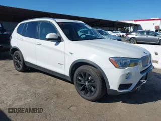 2015 BMW X3 sDrive28i with VIN 5UXWZ7C58F0M82742, listed as a IAAI auction lot 41944819 with 88,279 mi miles and . Bid and sale history available at DreamBid. Image 1.