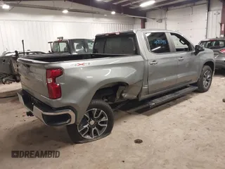 2025 Chevrolet Silverado 1500 LT with VIN 1GCPKKEK0SZ100161, listed as a IAAI auction lot 41685491 with 1,706 mi miles and . Bid and sale history available at DreamBid. Image 4.
