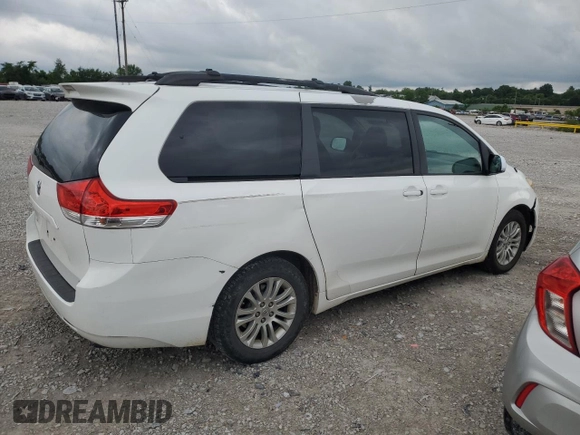 2012 Toyota Sienna XLE AAS with VIN 5TDYK3DC0CS212613, listed as a Copart auction lot 62317765 with 258,124 mi miles and Salvage title. Bid and sale history available at DreamBid. Image 3.