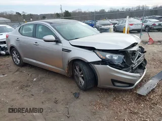 2013 Kia Optima EX with VIN 5XXGN4A79DG103845, listed as a IAAI auction lot 41381213 with 110,040 mi miles and . Bid and sale history available at DreamBid. Image 1.