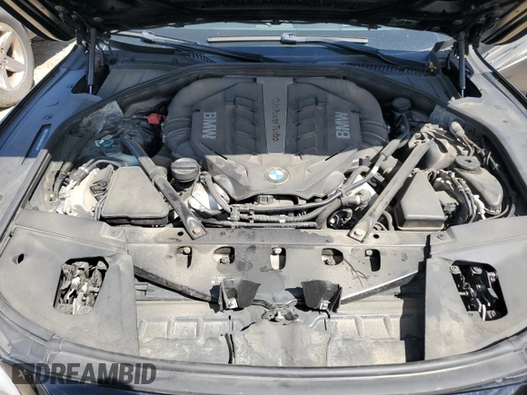 2013 BMW 7 Series 750Li xDrive with VIN WBAYF8C5XDD140544, listed as a Copart auction lot 59360214 with 85,965 mi miles and Salvage title. Bid and sale history available at DreamBid. Image 11.