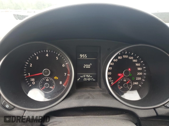 2011 Volkswagen Jetta SE with VIN 3VWPX7AJ4BM689757, listed as a Copart auction lot 59782905 with 264,847 mi miles and Clean title. Bid and sale history available at DreamBid. Image 9.