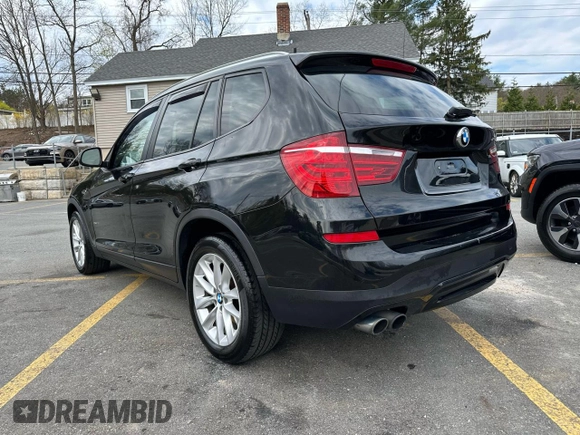2017 BMW X3 xDrive28i with VIN 5UXWX9C38H0W67134, listed as a Copart auction lot 54678995 with 183,045 mi miles and Clean Title. Bid and sale history available at DreamBid. Image 2.