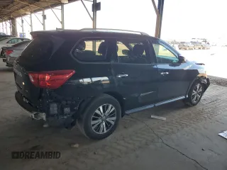 2018 Nissan Pathfinder SL with VIN 5N1DR2MN2JC634429, listed as a Copart auction lot 54954985 with 125,193 mi miles and Salvage title. Bid and sale history available at DreamBid. Image 3.