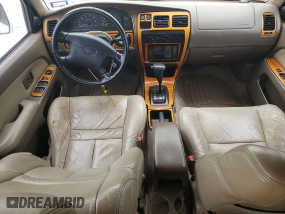 1998 Toyota 4Runner SR5 with VIN JT3GN86R0W0085505, listed as a Copart auction lot 55665925 with 187,672 mi miles and Clean title. Bid and sale history available at DreamBid. Image 8.