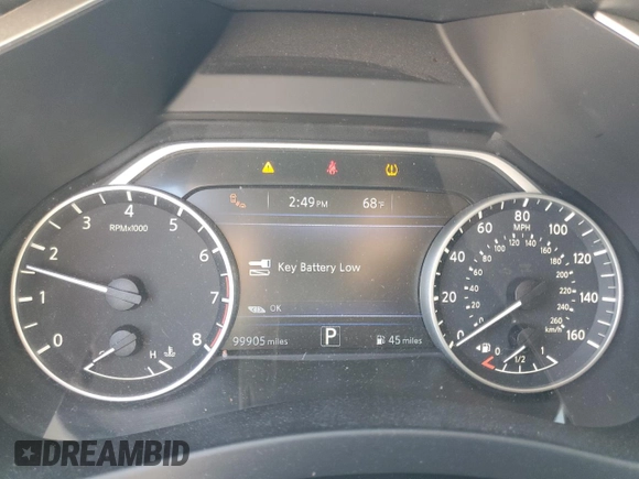 2018 Nissan Murano S with VIN 5N1AZ2MG9JN103902, listed as a Copart auction lot 52045465 with 99,905 mi miles and Salvage Title. Bid and sale history available at DreamBid. Image 9.