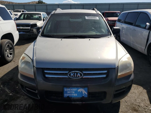 2006 Kia Sportage LX z VIN KNDJF724967294171, wystawiony jako Copart lot #75556994 z przebiegiem 141 868 mil mil oraz Szkoda całkowita • Salvage title. Historia ofert i sprzedaży dostępna na DreamBid. Obrazek 5.