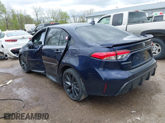 2023 Toyota Corolla SE with VIN 5YFS4MCE2PP143401, listed as a IAAI auction lot 42085852 with 50,959 mi miles and . Bid and sale history available at DreamBid. Image 3.