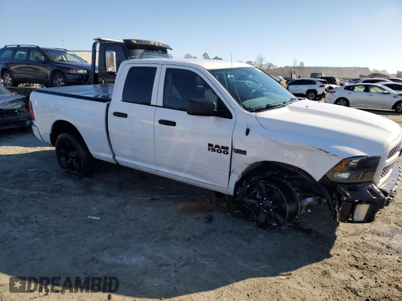2018 Ram 1500 Tradesman with VIN 1C6RR6FT4JS280147, listed as a Copart auction lot 83537694 with 59,298 mi miles and Salvage title. Bid and sale history available at DreamBid. Image 4.