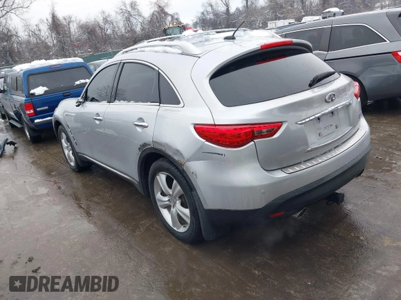 2010 Infiniti FX35 with VIN JN8AS1MW8AM850931, listed as a IAAI auction lot 41565434 with 166,160 mi miles. Bid and sale history available at carsss.com. Image 3.