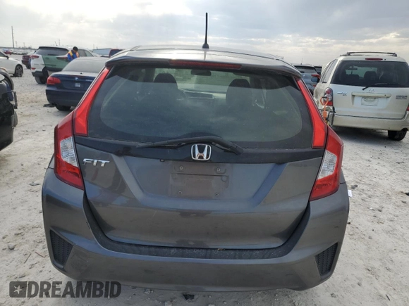 2016 Honda Fit LX with VIN JHMGK5H58GX040574, listed as a Copart auction lot 48634155 with 61,020 mi miles and Salvage Title. Bid and sale history available at carsss.com. Image 6.