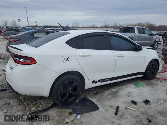 2015 Dodge Dart SXT with VIN 1C3CDFBB6FD159226, listed as a Copart auction lot 46975485 with 121,435 mi miles and Clean Title. Bid and sale history available at carsss.com. Image 3.