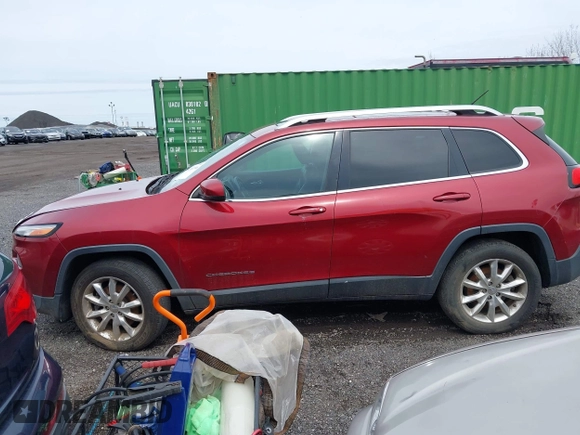 2015 Jeep Cherokee Limited with VIN 1C4PJMDS4FW544604, listed as a IAAI auction lot 41961706 with Not Provided miles and . Bid and sale history available at DreamBid. Image 14.
