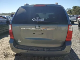 2008 Kia Sedona EX with VIN KNDMB233786265441, listed as a Copart auction lot 74597604 with 0 mi miles and Salvage Title. Bid and sale history available at carsss.com. Image 6.
