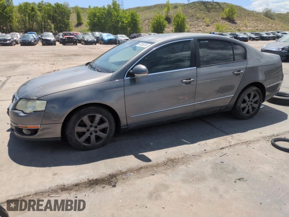 2007 Volkswagen Passat 2.0T with VIN WVWEK73C07P049070, listed as a Copart auction lot 58236315 with 190,453 mi miles and Salvage title. Bid and sale history available at DreamBid. Image 1.