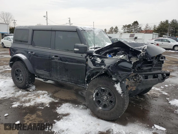 2024 Ford Bronco Wildtrak с VIN 1FMEE2BP2RLA72211, выставлен на аукционе Copart как лот 44726825 с пробегом 9 469 миль миль и Списание • Salvage title. История ставок и продаж доступна на DreamBid. Изображение 4.