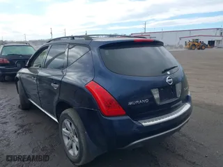 2007 Nissan Murano S with VIN JN8AZ08W27W656232, listed as a IAAI auction lot 41668720 with 95,489 mi miles. Bid and sale history available at carsss.com. Image 3.