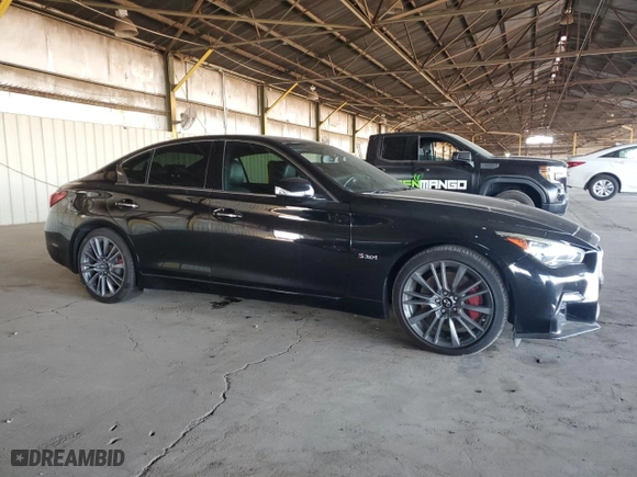 2018 Infiniti Q50 RED SPORT 400 with VIN JN1FV7AP6JM460759, listed as a Copart auction lot 44074845 with NaN miles and Clean Title. Bid and sale history available at carsss.com. Image 4.