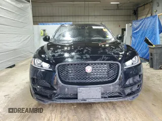 2019 Jaguar F-Pace 25t Prestige with VIN SADCK2FX7KA366367, listed as a Copart auction lot 47633855 with 34,847 mi miles and Salvage title. Bid and sale history available at DreamBid. Image 5.