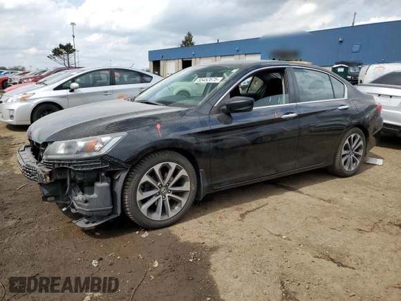 2015 Honda Accord Sport with VIN 1HGCR2F51FA261739, listed as a Copart auction lot 55452675 with 217,600 mi miles and Clean Title. Bid and sale history available at DreamBid. Image 1.