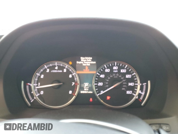 2020 Acura MDX with VIN 5J8YD3H32LL016308, listed as a Copart auction lot 57323855 with 48,461 mi miles and Non repairable. Bid and sale history available at DreamBid. Image 9.
