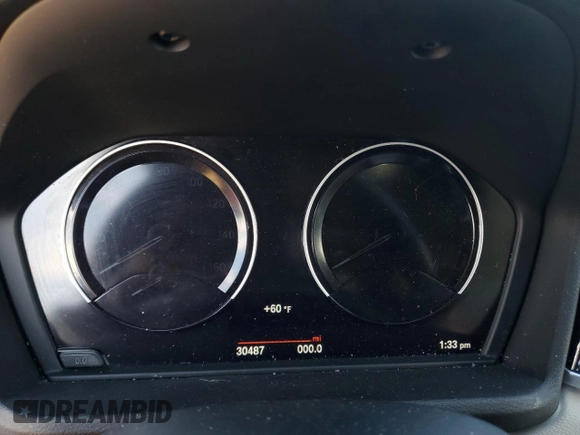 2019 BMW X1 xDrive28i with VIN WBXHT3C55K3H36118, listed as a Copart auction lot 38463093 with 30,487 mi miles. Bid and sale history available at carsss.com. Image 9.
