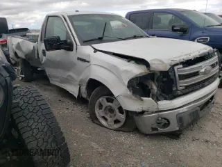 2014 Ford F-150 XL with VIN 1FTMF1CM6EKD18186, listed as a Copart auction lot 61615745 with Not provided miles and Salvage title. Bid and sale history available at DreamBid. Image 4.